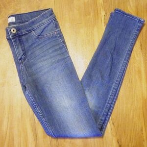 ABERCROMBIE KIDS Girls Blue Denim Skinny Stretch Jeans Soft Light Wash 14